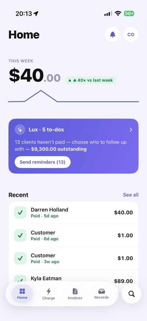 Plus on iPhone — Home and run your day
